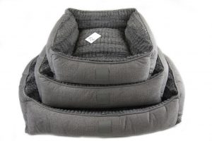 Isleep Grey Plush Pet BEd
