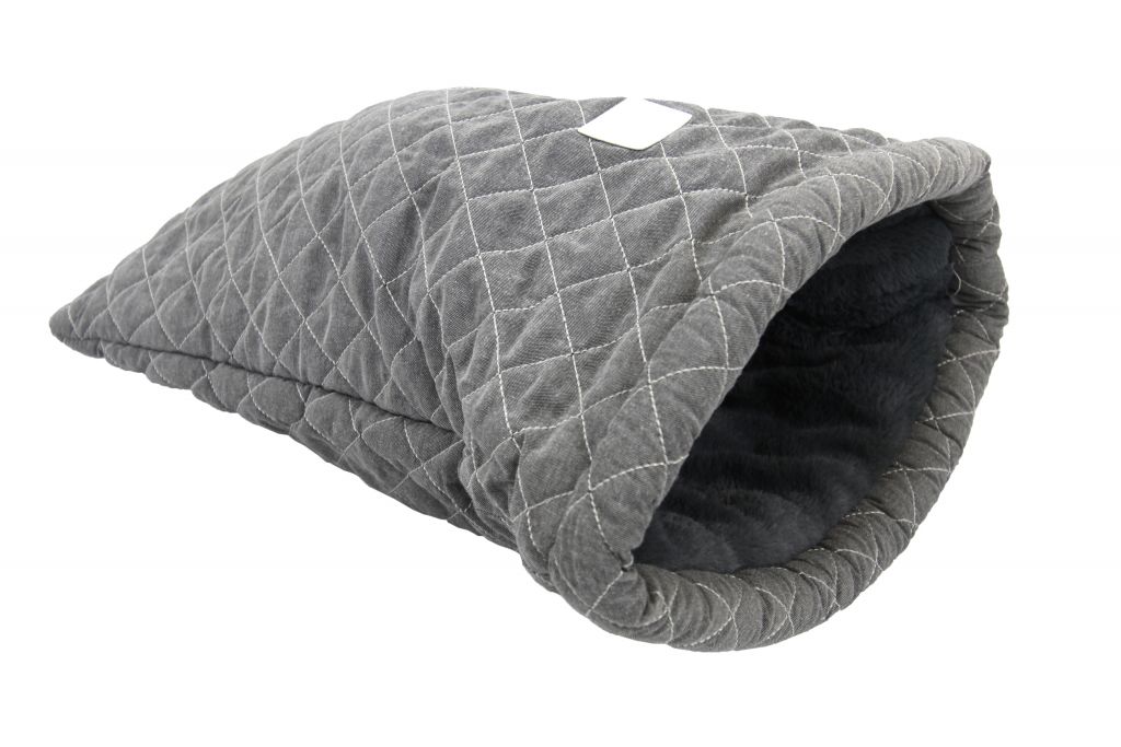 Pet Tunnel Quilted Grey