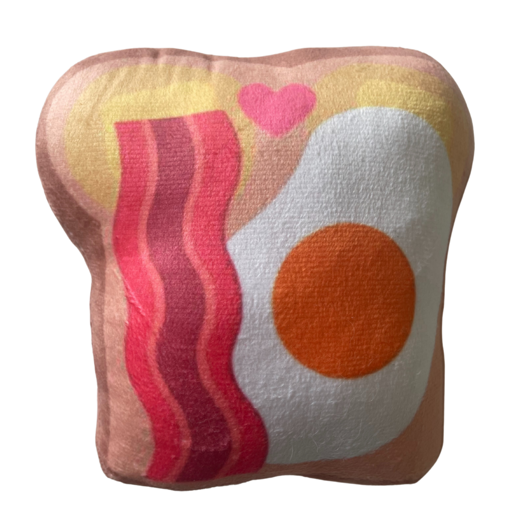 Bacon and Egg Dog Toy T&S Pet Products
